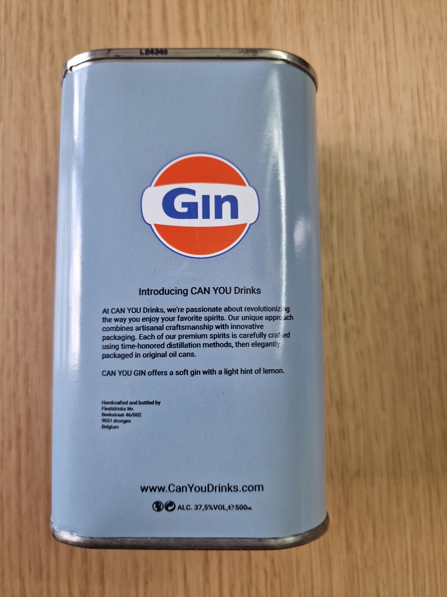 Can You GIN Blue Orange label 50cl 37,5°